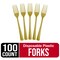 Party Solids 100 Pcs Disposable Utensils – Heavy Duty Plastic Cutlery Set – Premium Plastic Forks, Spoons or Knives for Parties, Events, Catering & Tableware Supplies by Exquisite